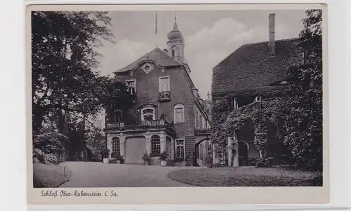 904898 Ak Schloß Ober-Rabenstein mit Schloßbrauerei 1943