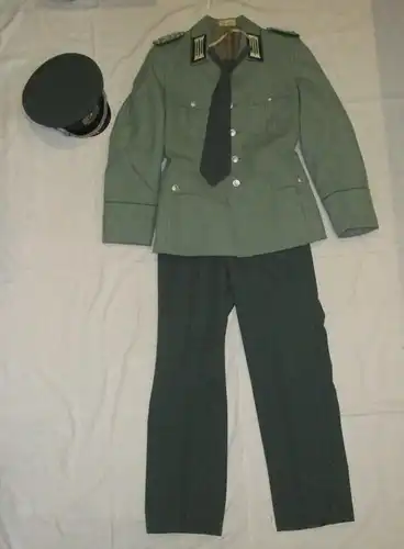 DDR Volkspolizei Uniform Jacke Hose Schirmmütze Major MdI Größe g 48-0 (153779)