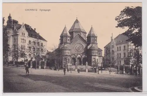 900192 AK Chemnitz - Synagoge, Außenansicht um 1910
