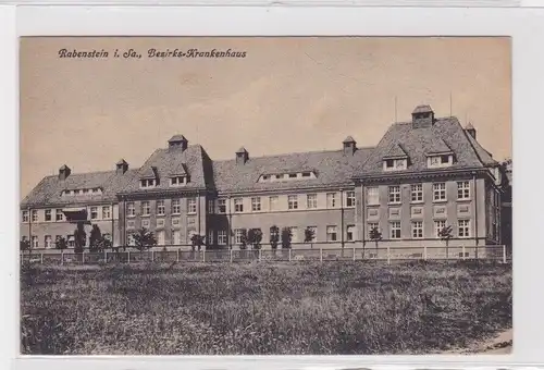 904432 Ak Rabenstein - Bezirks-Krankenhaus, Außenansicht um 1910