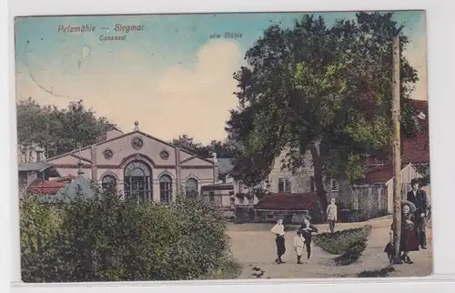 902722 Ak Pelzmühle-Siegmar - Tanzsaal, alte Mühle 1912