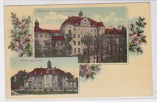 36364 Ak Chemnitz - Städtisches Krankenhaus, Patholog. hyg. Institut 1909