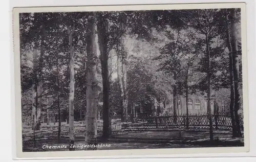 904396 Ak Chemnitz - Zeisigwaldschänke mit Gartenpartie 1931