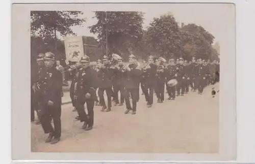 905500 Foto Rabenstein bei Chemnitz Umzug der freiwilligen Feuerwehr Grüna