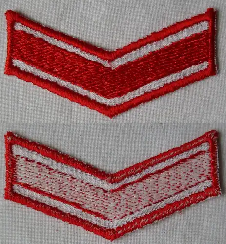 DDR Aufnäher DRK Deutsches Rotes Kreuz Qualifikationswinkel (164773)