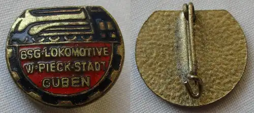 DDR Mitgliedsabzeichen BSG Lokomotive Wilhelm-Pieck-Stadt Guben (155462)
