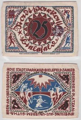 25 Mark Banknote Seide Stadtsparkasse Bielefeld 15.Juli 1921 (106715)