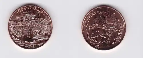 10 Euro Kupfermünze Österreich 2014 Salzburg (118366)
