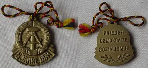 DDR Abzeichen 8 Jahre DDR 1957 Friede Demokratie Sozialismus(161321)