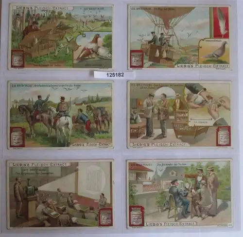 B125182 Liebigbilder Serie Nr. 525 Die Brieftaube 1902