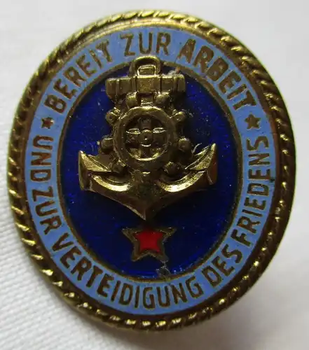 DDR Leistungsabzeichen d. Seesportprüfung Schiffsmaschinentechnisch GST (142128)