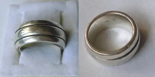 massiver dezent gehaltener 925er Sterling Silber Ring (109556)