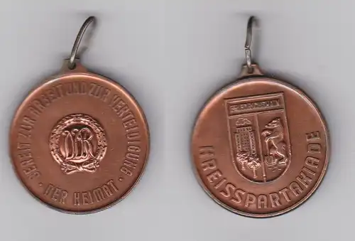 DDR Medaille Kreisparteitag Friedrichshain "Bereit zur Arbeit und zur...(126140)