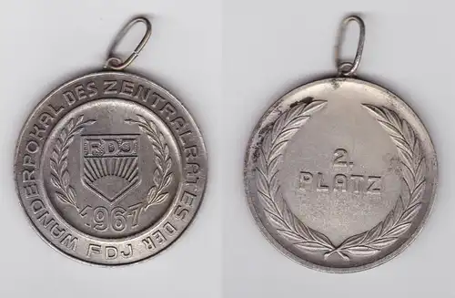 DDR Medaille 2.Platz Wanderpokal des Zentralrates der FDJ 1967 (137335)