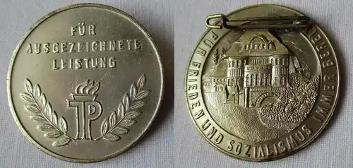 DDR Medaille Haus der Jungen Pioniere Philipp Müller Marienberg Silber (135923)