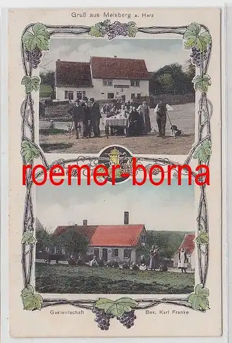 76297 Mehrbild Ak Gruß aus Meisberg am Harz Gastwirtschaft 1909