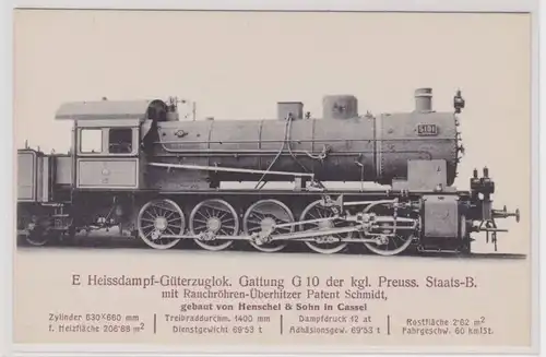 904539 AK K.k. österreichische Staatsbahn Heissdampf-Güterzuglok Gattung G10
