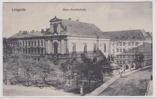 903454 Ak Liegnitz Legnica Ober-Realschule um 1925