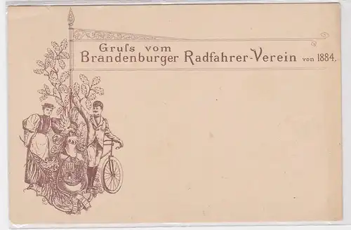 904291 Ak Gruß vom Brandenburger Radfahrer Verein von 1884