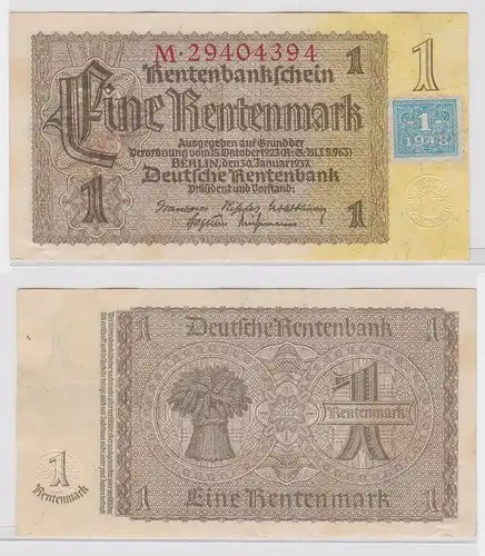 1 Mark Banknote DDR Deutsche Notenbank 1948 Kuponausgabe Ro.Nr.330 b (158900)