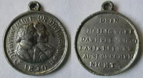 Medaille Martin Luther & Melanchthon 1830 300 Jahrfeier Augsburger Konf (126465)