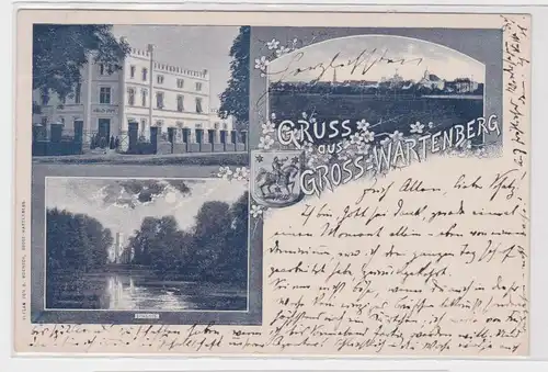 94301 Mehrbild Ak Gruß aus Gross-Wartenberg in Schlesien 1899