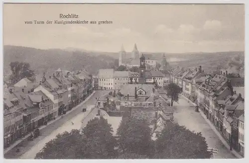 57615 AK Rochlitz vom Turm der Kunigundenkirche aus gesehen
