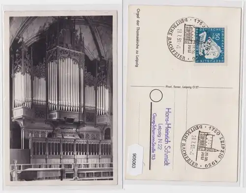 905063 AK Leipzig - Deutsche Bachfeier 1750-1950, Orgel der Thomaskirche