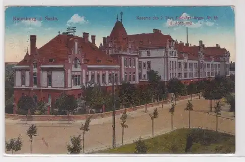 36047 AK Naumburg a. Saale 1915 - Kaserne des 2. Thür. Feld-Art.-Regts. Nr. 55