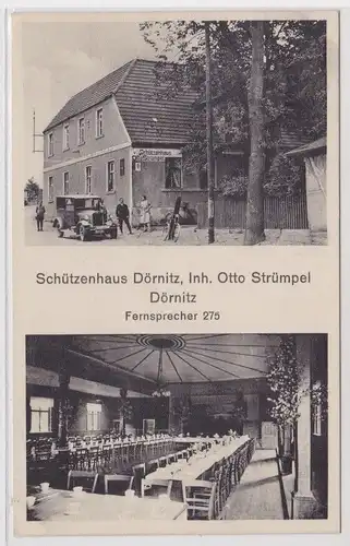 901964 AK Dörnitz - Schützenhaus, Inhaber Otto Strümpel 1935
