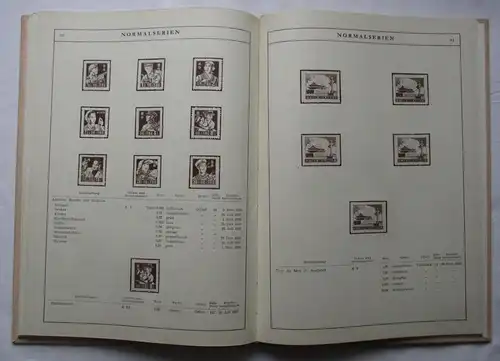 Buch mit VR China 1958 Briefmarken Volkshelden Denkmal Block Nr. 5 *  R (125938)