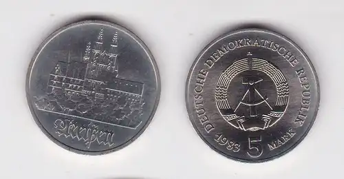 5 Mark DDR Gedenkmünze Meißen 1983 Stempelglanz (120248)