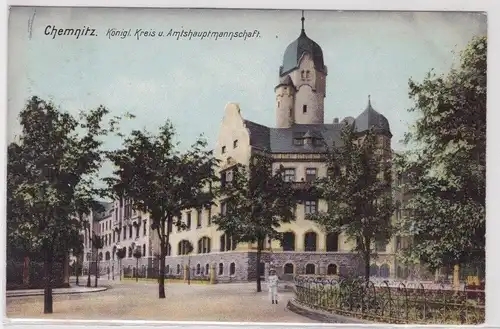 36295 AK Chemnitz - Königliche Kreis- und Amtshauptmannschaft 1908
