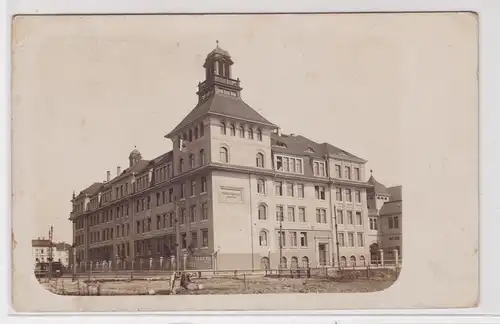 904492 Feldpost AK Leipzig-Connewitz - Zwenkauer Straße, 5. Bürgerschule 1918