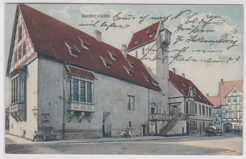 902579 AK Gandersheim Rathaus 1911