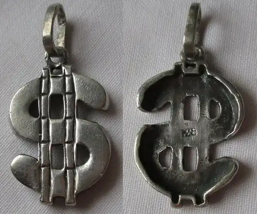 hübscher Kettenanhänger Silber 925 mit Dollar Zeichen( 133485)