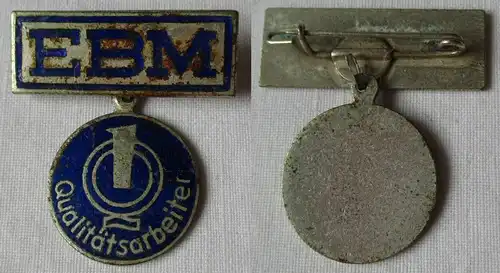 DDR Firmen Abzeichen EBM 1Q Qualitätsarbeiter (134159)