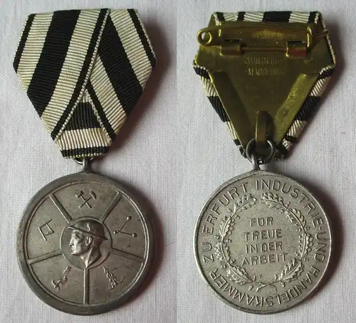 Medaille Industrie & Handelskammer Erfurt für treue in der Arbeit (140108)