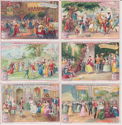 Liebigbilder Serie Nr. 611 Tänze verschiedener Zeiten 1904 (4/128245)