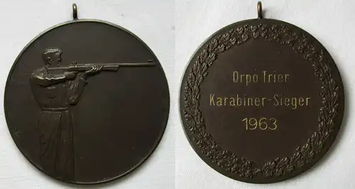 Schützen-Medaille Orpo Trier Karabiner-Sieger 1963 (141006)