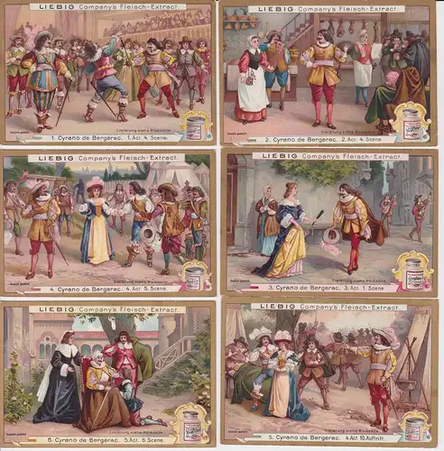 Liebigbilder Serie Nr. 487 Cyrano de Bergerac 1901 (4/128725)