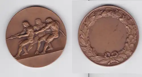 Bronze Medaille Brehmer Markneukirchen Sport Tauziehen Blanko (138836)
