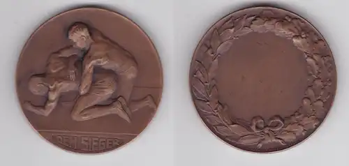 Bronze Medaille Brehmer Markneukirchen Sport Dem Sieger Ringen Blanko (138924)