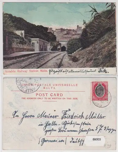 89003 AK Notabile Railway Station Malta 1920