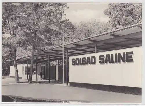 12069 Foto AK Halle (Saale) - Solbad, Saline Eingang 1968