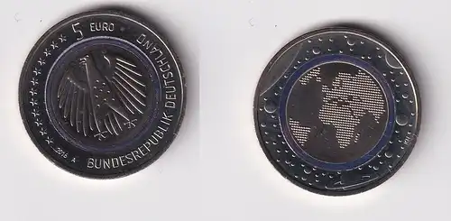 5 Euro Sammlermünze Deutschland 2016 Prägeort A Blauer Planet Erde (152039)