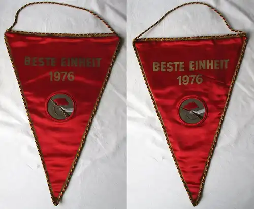 1x DDR Wimpel Kampfgruppe der Arbeiterklasse - Beste Einheit 1976 (133327)