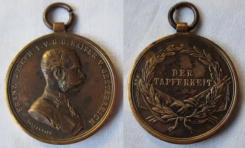 Ehren-Denkmünze Österreich Habsburg, Tapferkeitsmedaille in Bronze (127853)