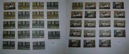 19 Banknoten Notgeld Gemeinde Oberhof OB ER HO FV OR AN 1.10.1921 (138360)