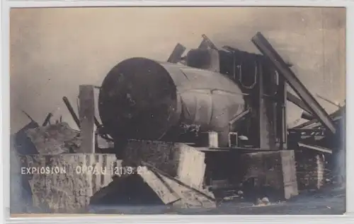 69464 Foto Ak Explosion Oppau am 21.09.1921